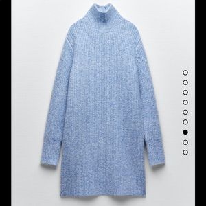 NWT Zara Mock Neck Sweater Dress